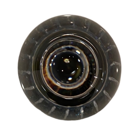 Dichroic Blown Glass Oval Paperweight Artist Brian Maytum Studio 1991 Signed3053 - Picture 7 of 14